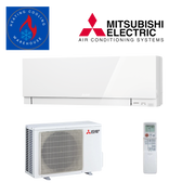 MITSUBISHI EF SIGNATURE SERIES 2.5KW SPLIT SYSTEM – (BLACK/SILVER/WHITE)