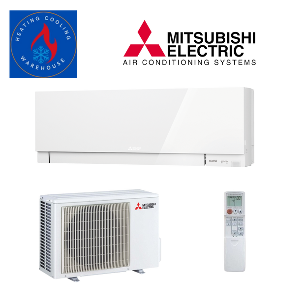 MITSUBISHI EF SIGNATURE SERIES 2.5KW SPLIT SYSTEM – (BLACK/SILVER/WHITE)