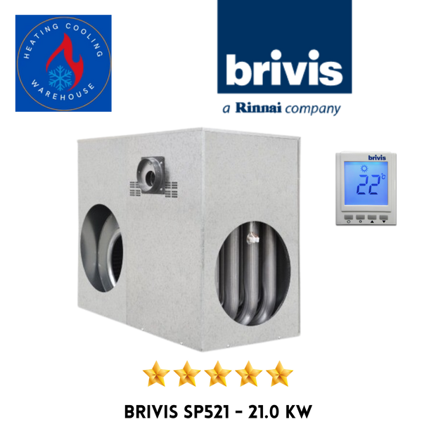 Brivis SP521 [5 Stars] Gas Heater 21.0kW