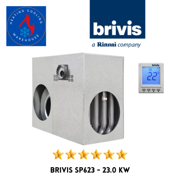 Brivis SP623 [6 Stars] Gas Heater 23.0kW