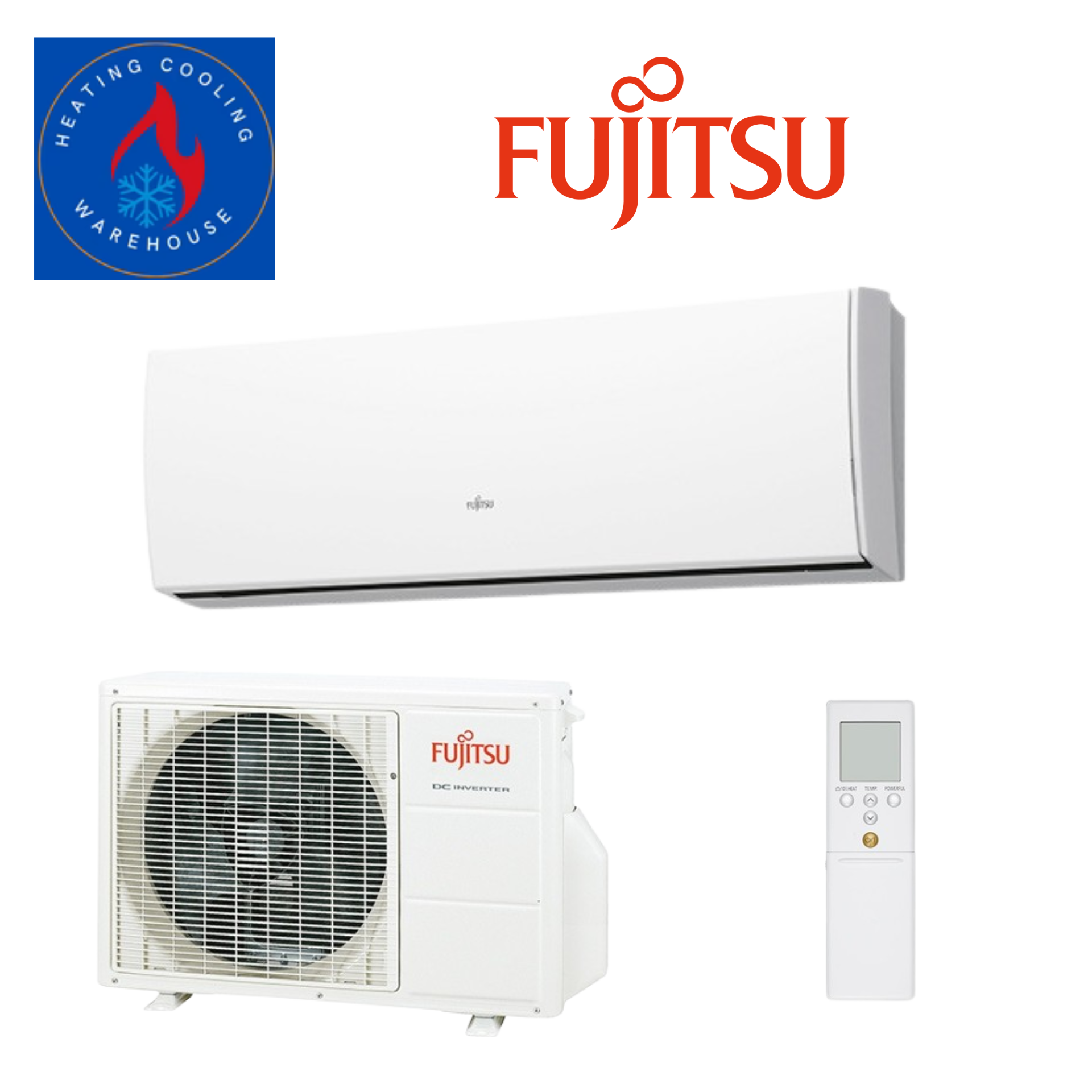 Heat Pump Fujitsu Kw Reverse Cycle Split System Fujitsu Cool Heat