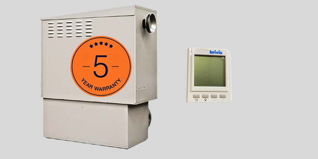 Brivis Buffalo BX320 Heater with Base Box and digital Themostat