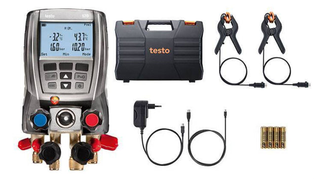 digital refrigeration gauge with data logging - Testo570-2