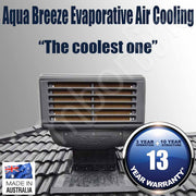 AquaBreeze Evaporative Cooler Suits 9 - 10 Standard Duct Vents Model AB182 - Grey