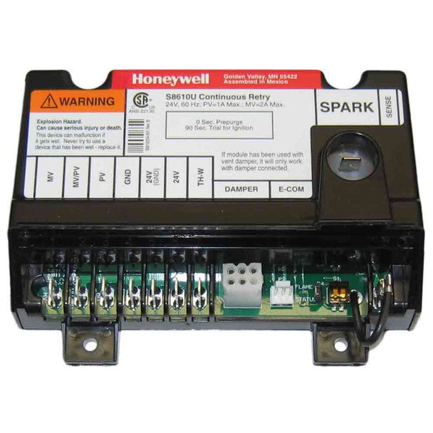 Brivis Ducted Gas Heater Continuous Retry Pilot Module Honeywell S8605 C